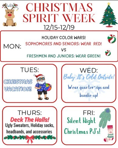 Flyer for christmas spirti wek