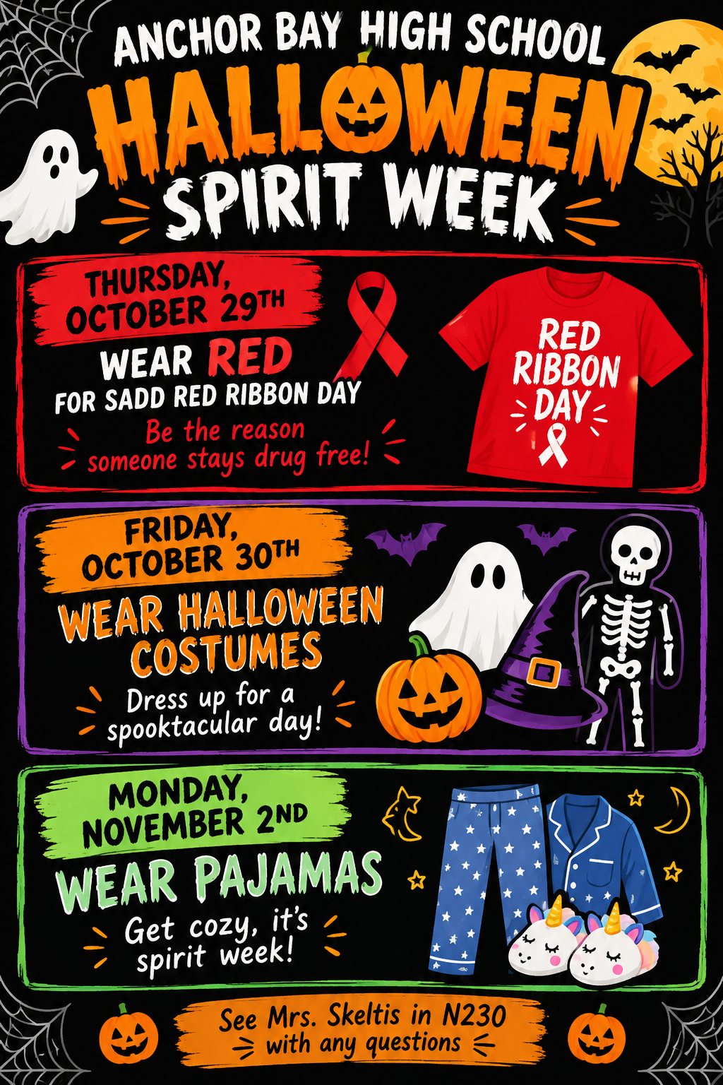 Halloween Spirit Week